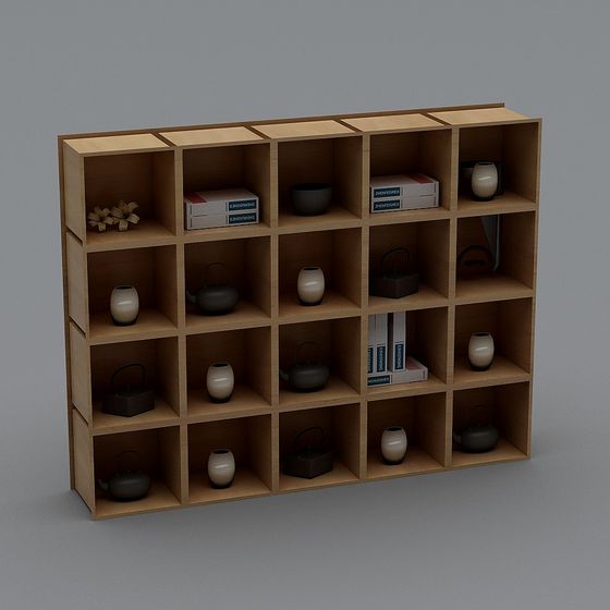 Urban Cube Shelf 3D model