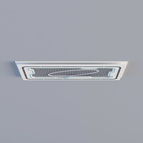 Minimalist Ceiling Vent 3D model Design