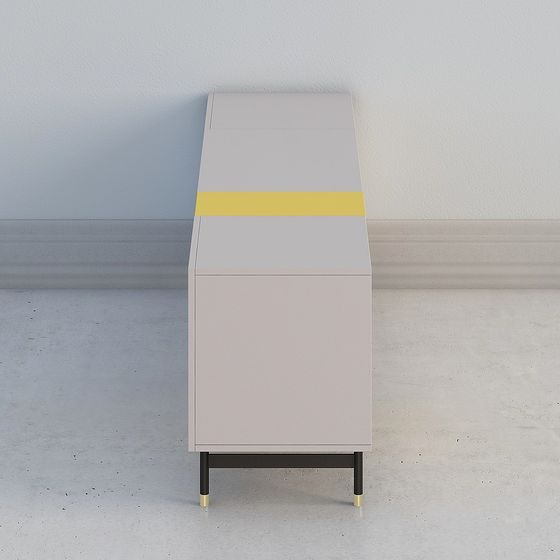 Urban Corner Side Cabinet 3D model