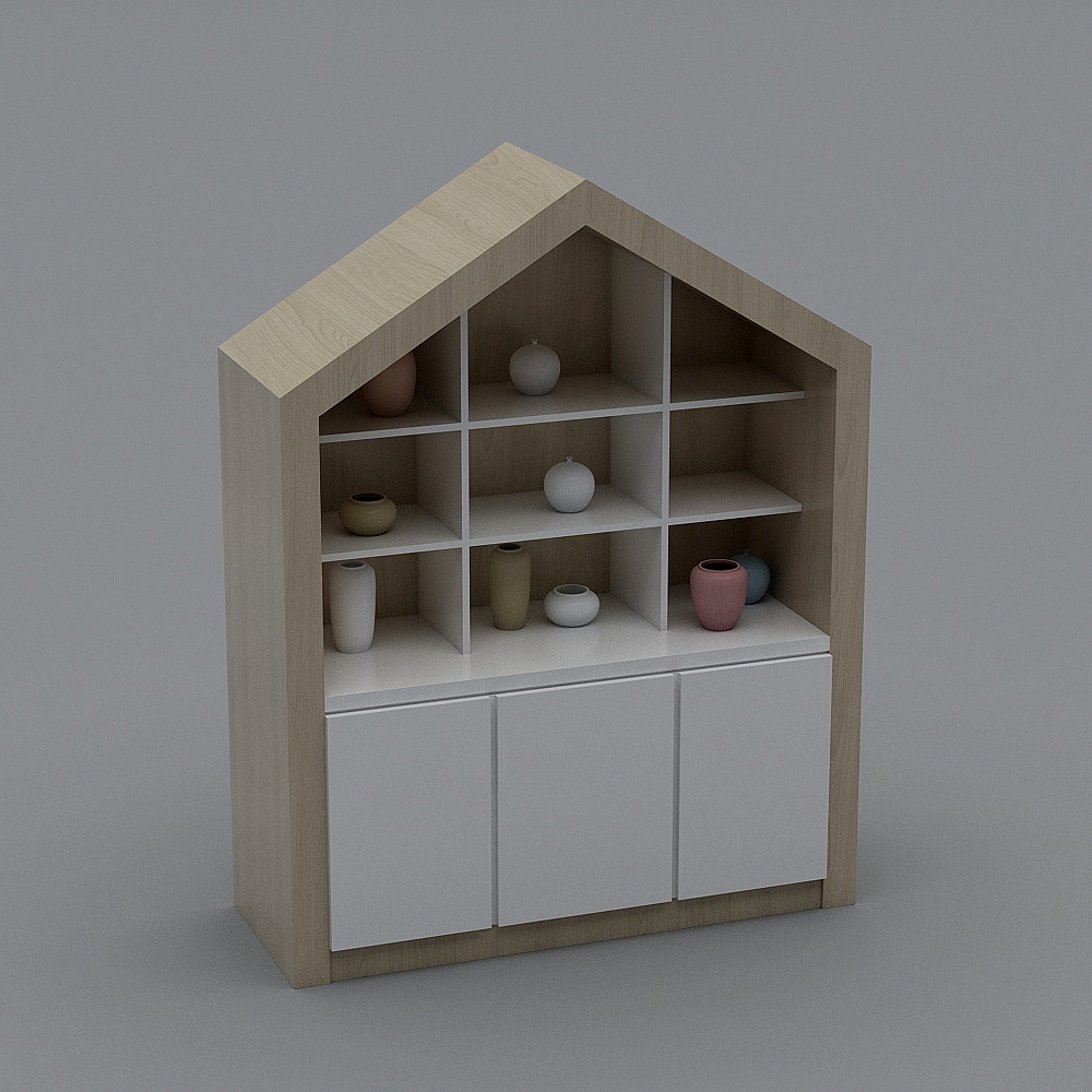 Salle d'art du jardin d'enfants nordique - Cabinet d'exposition