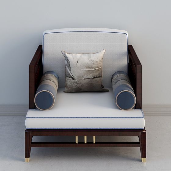 Urban Leisure Chair 3D model for Stylish Spaces