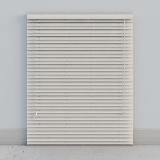 Modern Minimalist Louvered Window 3D model