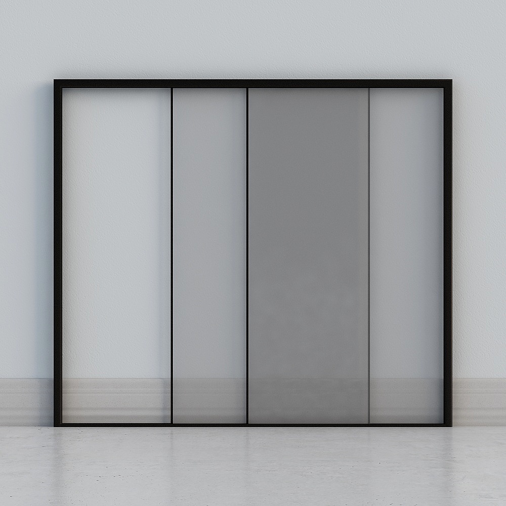 유리 슬라이딩 도어