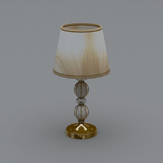 Elegant Low-Poly Table Lamp 3D model