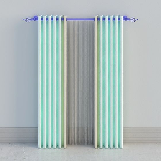 Dreamy Curtains 3D model