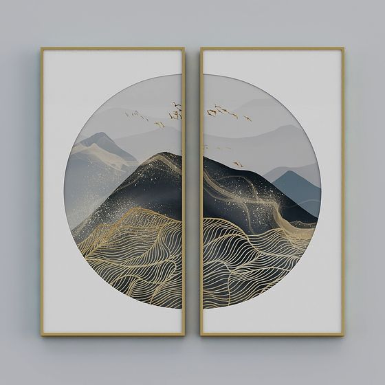 Mountain River Map 3D model - Perfect Blend of Tradition and Modernity