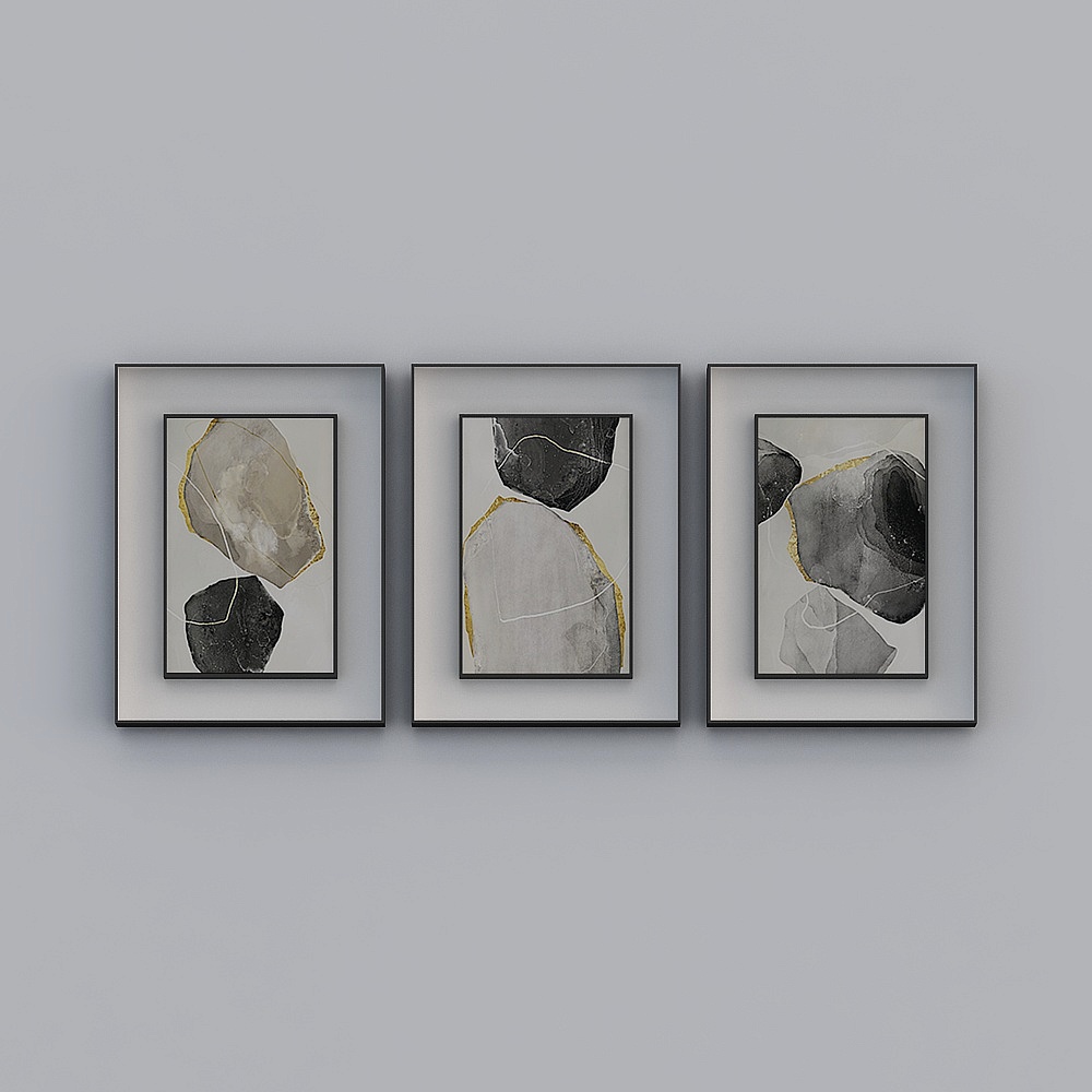 Jane on - Light Luxury Wind - Living Room Decorative Painting - SK-012 - Stone Note