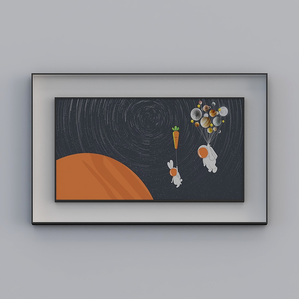 Jane -Light luxury wind - Restaurant decoration painting - SK-005 - Big Dreamer