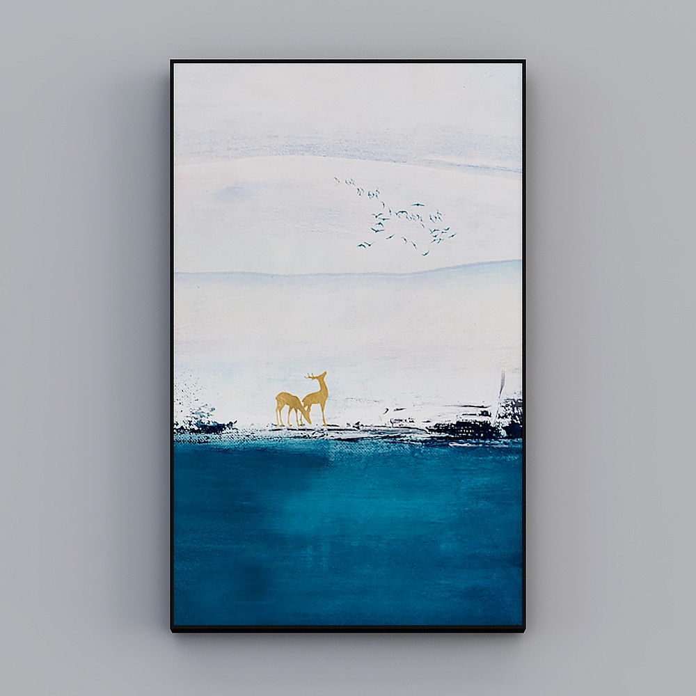 Roshan - modern wind - simple into the home Xuanguan decorative painting - the journey E