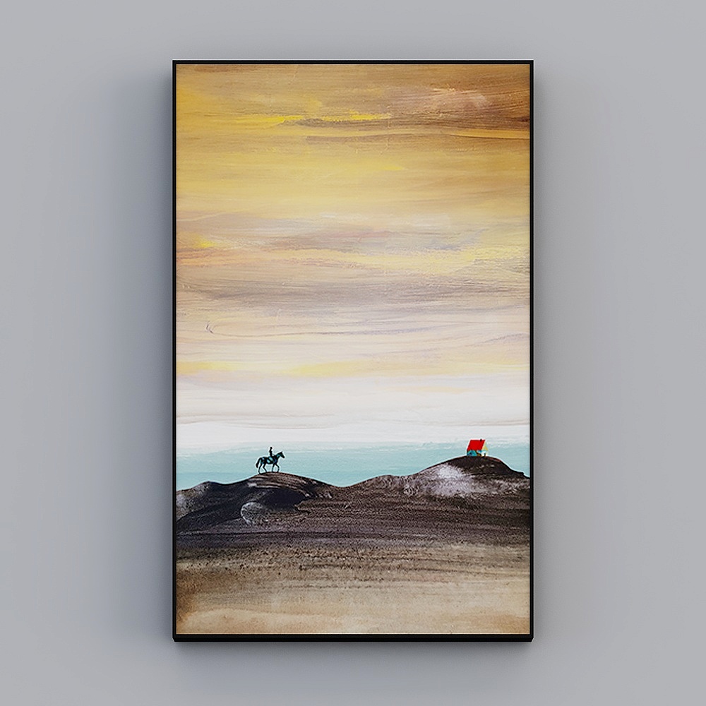 Рошан - Современный ветер - Простая живая живопись Xuanguan для дома - Стихи и вдаль Д