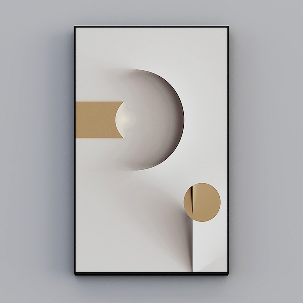 로샨 - 현대풍 - 미니멀 흑백 회색 장식 그림 - Wilderness Star Moon B