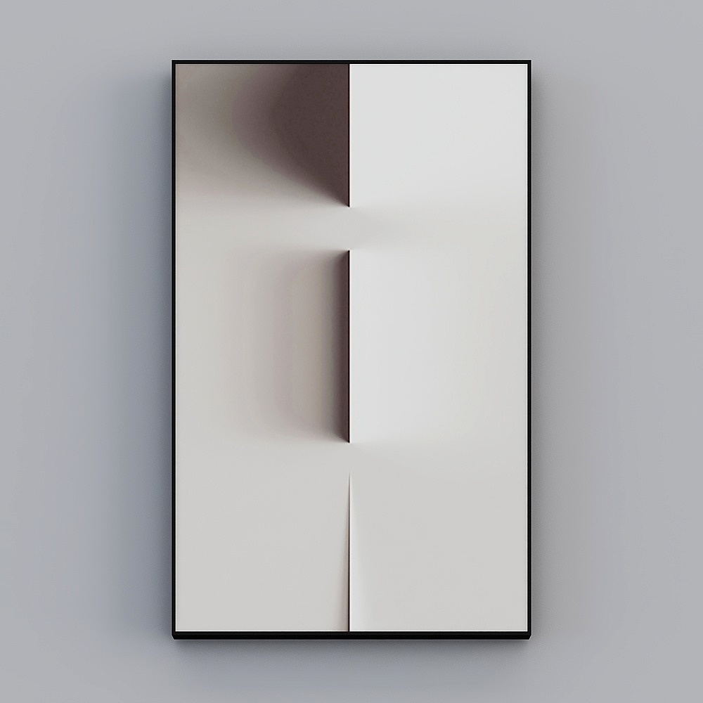 Abstract Geometric Mirror 3D model