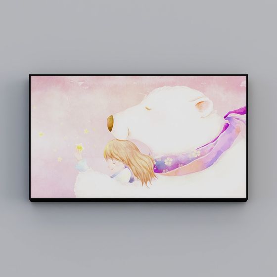 Winter Sunshine 3D model in Dreamy Pink