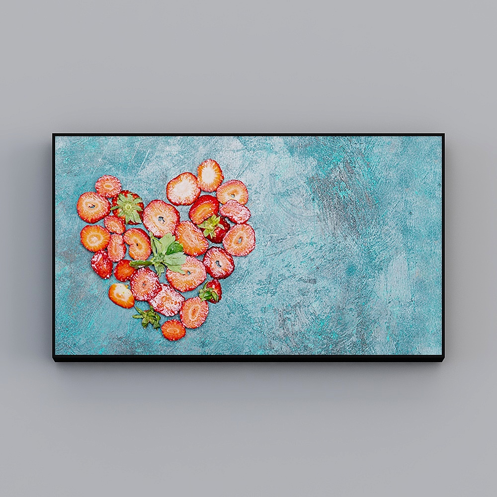 Roshan - Modern Wind - Minimalist Fruit Kitchen Dining Room Decorative Painting - Finished Berry Deduction A