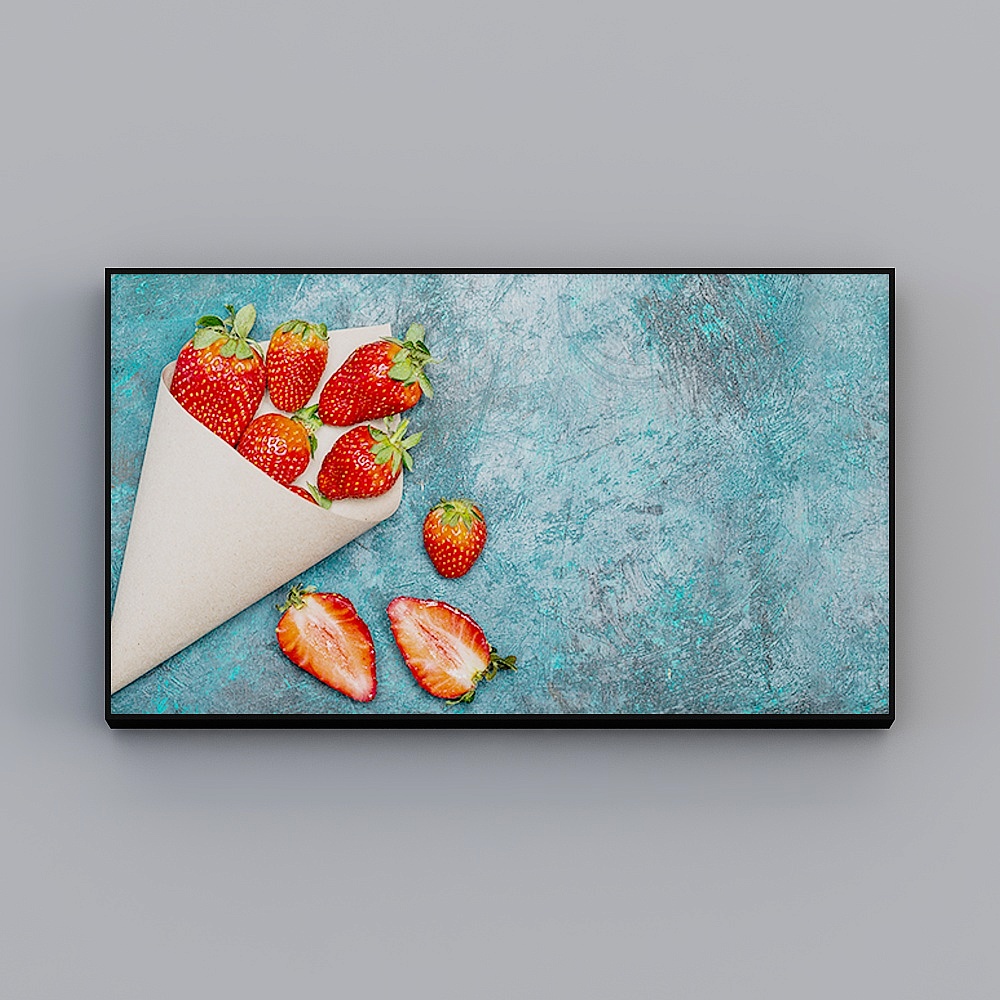 Roshan - Modern Wind - Minimalist Fruit Kitchen Dining Room Decorative Painting - Finished Berry Deduction B