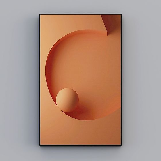 Suspended Shadow Low Poly 3D Model for Creative Projects