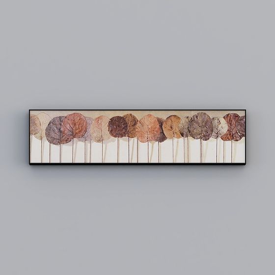 로샨 - 현대풍 - 단순 침대 옆 장식 그림 - A Leaf Zhiqiu