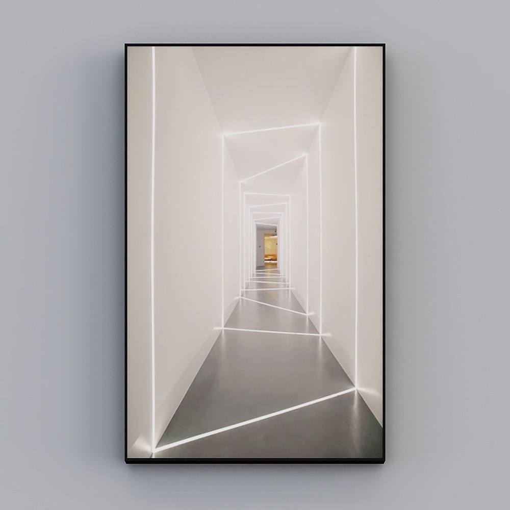 Futuristic Corridor 3D model
