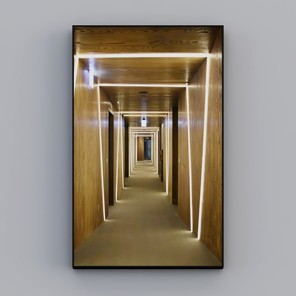 Roshan - modern wind - simple light luxury meta-decoration painting - a line of dazzling D