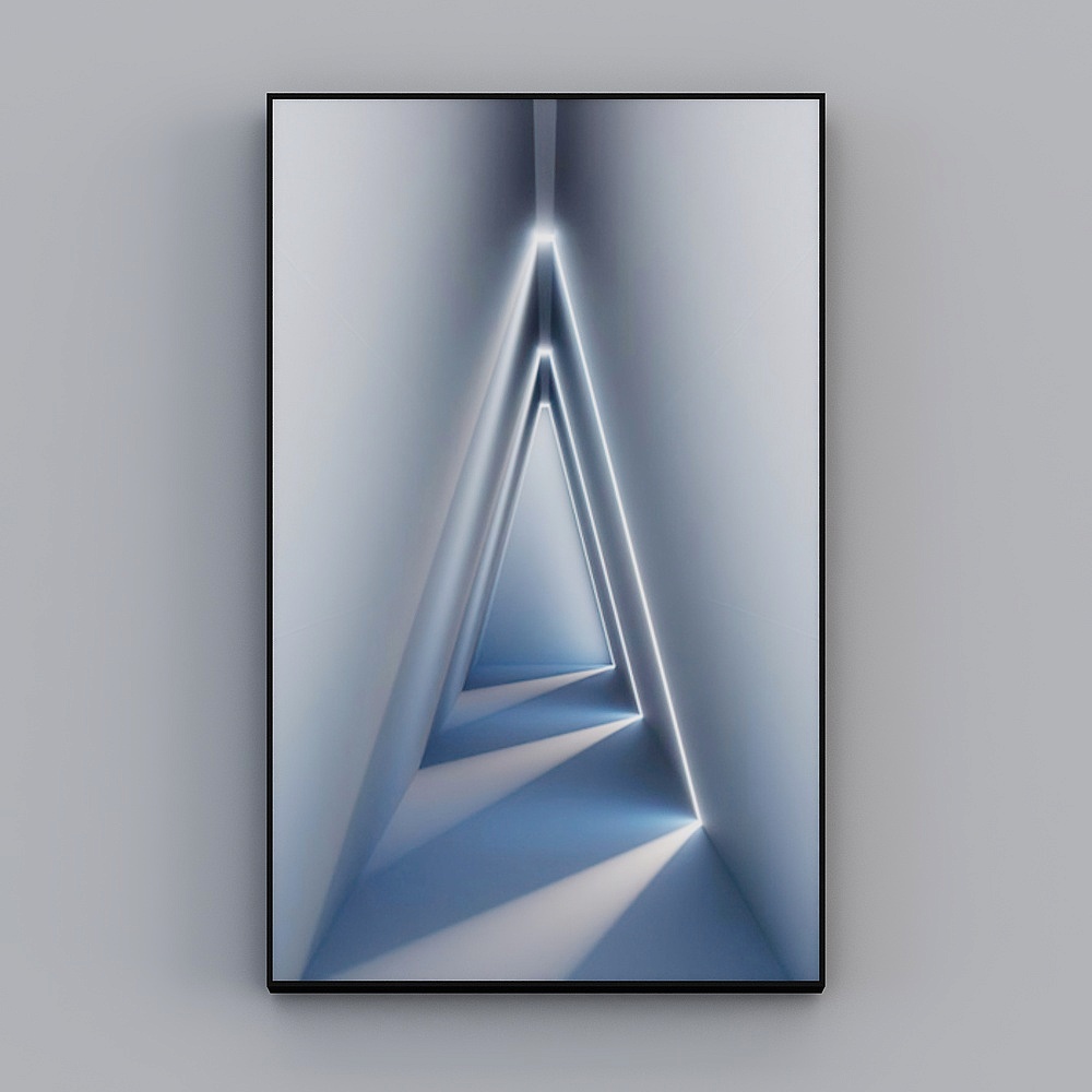 Roshan - modern wind - simple light luxury meta-decoration painting - a line of dazzling B