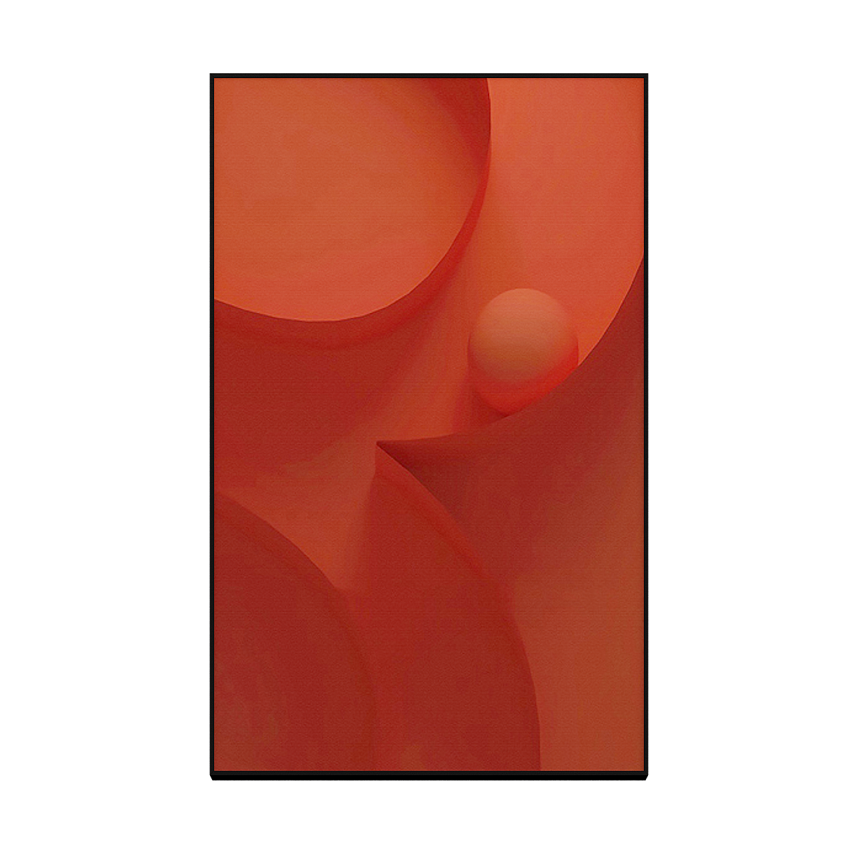 Abstract Geometry 3D Model – Vibrant Low-Poly Design