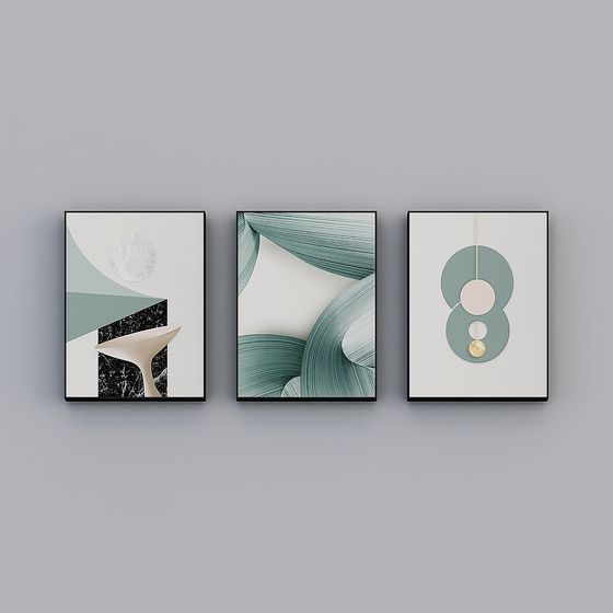 Abstract Frame 3D Model Design