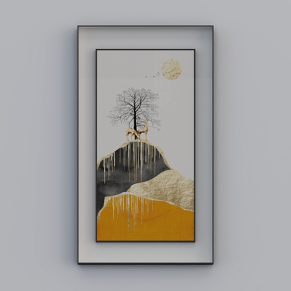 Jane -Light luxury wind-Hyunguan decorative painting-SK-032-Fluking Hill