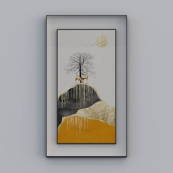 Snowy Peaks 3D model