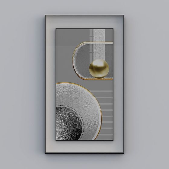 Abstract Geometric Art 3D model