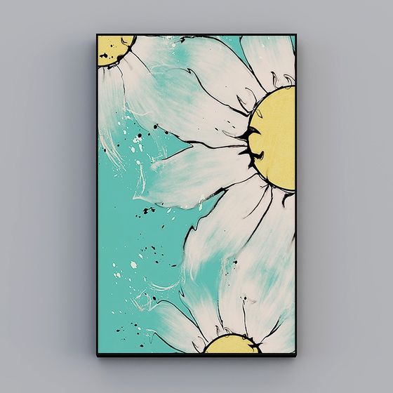 Low Poly Daisy 3D Model for Creative Projects