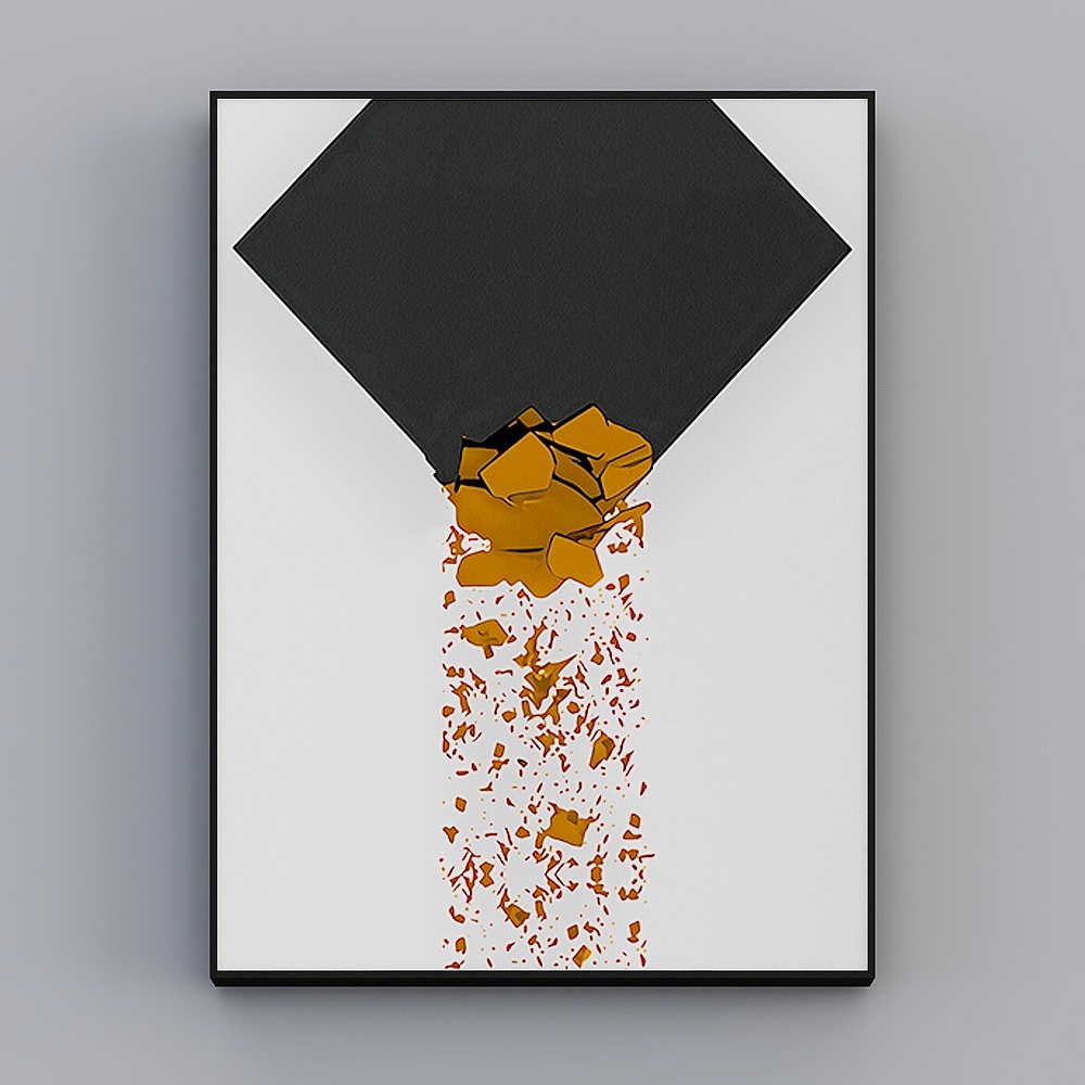 Stunning Shattered Diamond 3D Model