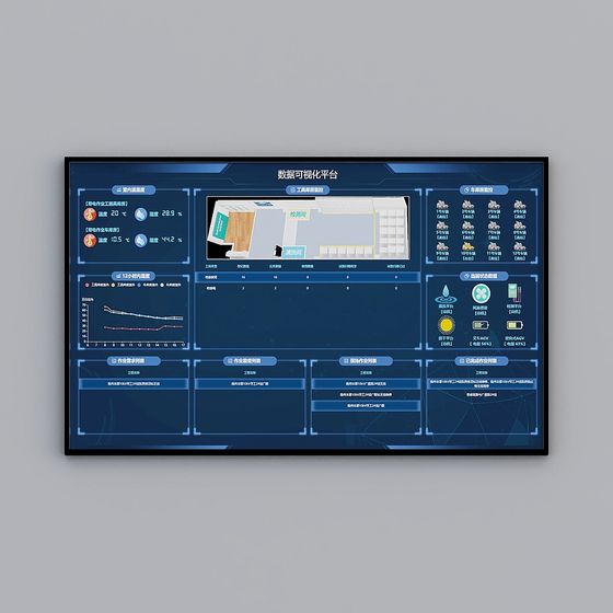 Data Visualization Platform 3D Model