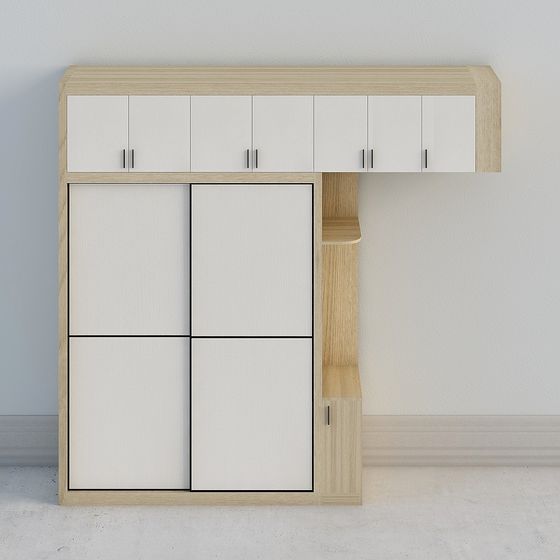 Urban Corner Storage Cabinet 3D model