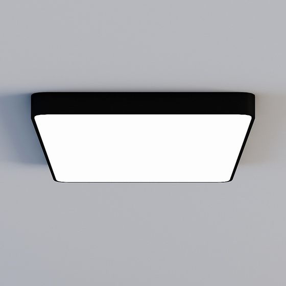 Modern Square Ceiling Light 3D model