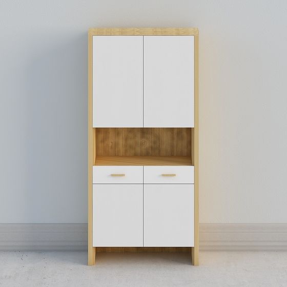 Urban Small Cabinet 3D Model for Modern Interiors