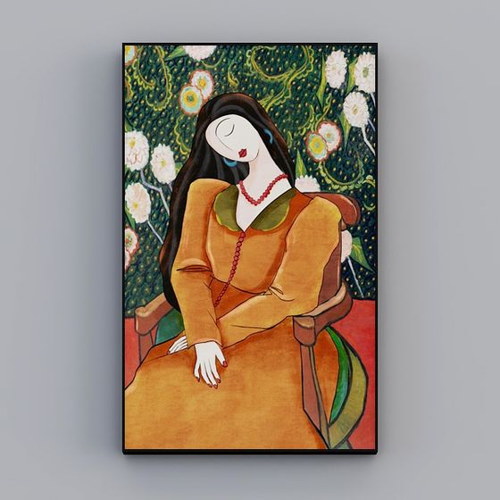 Dreamlike Elegance 3D Model for Artistic Projects