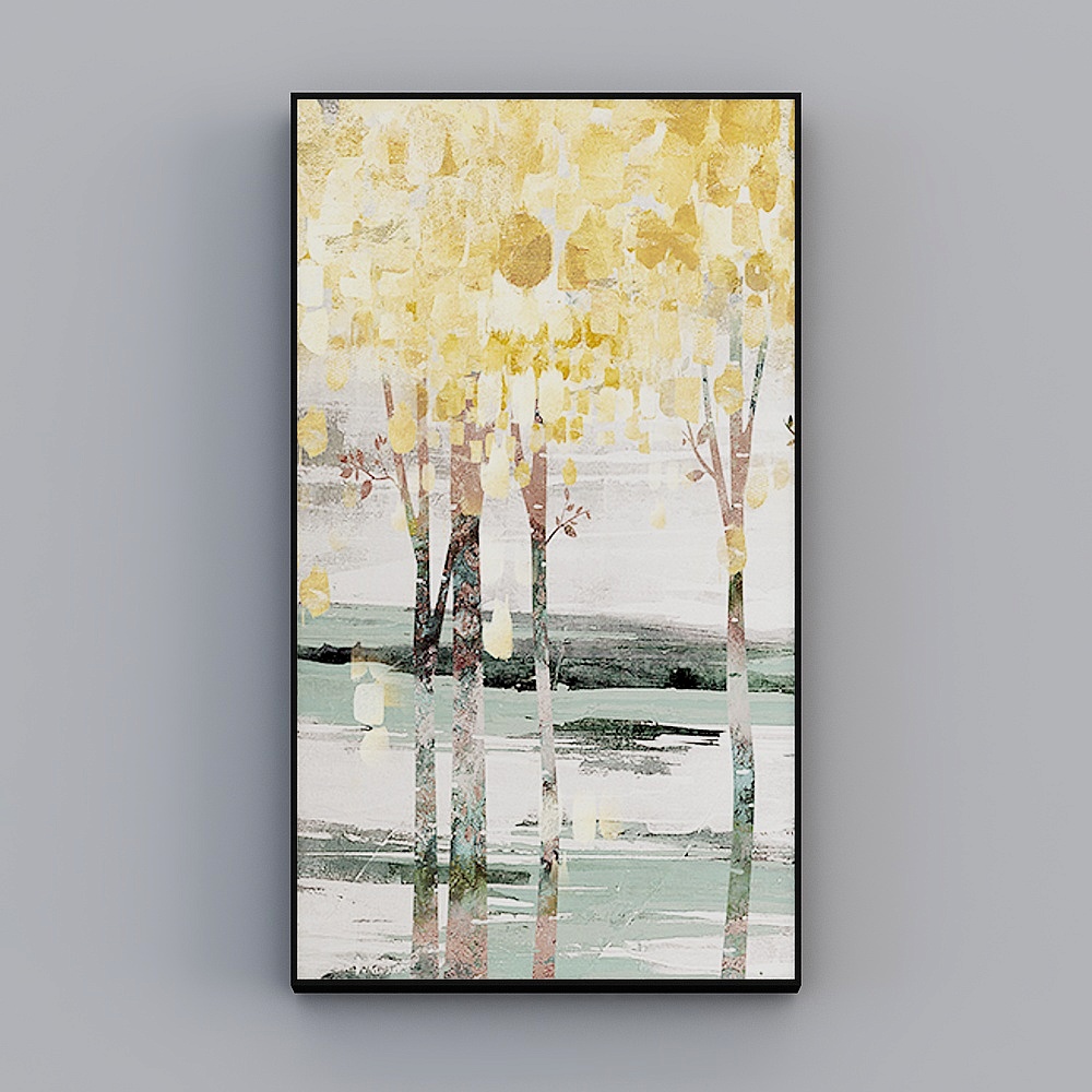 Roshan - Modern Wind - Atmospheric Xuanguan Decorative Painting - Jin Bihui Reflected F