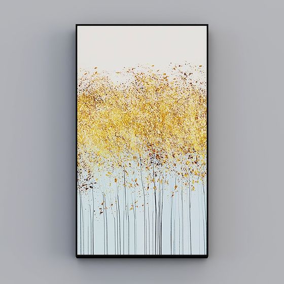 Autumn Forest Low-Poly 3D Model