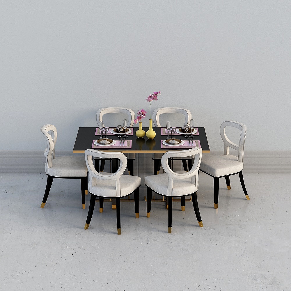 Table de salle à manger chinoise moderne 2