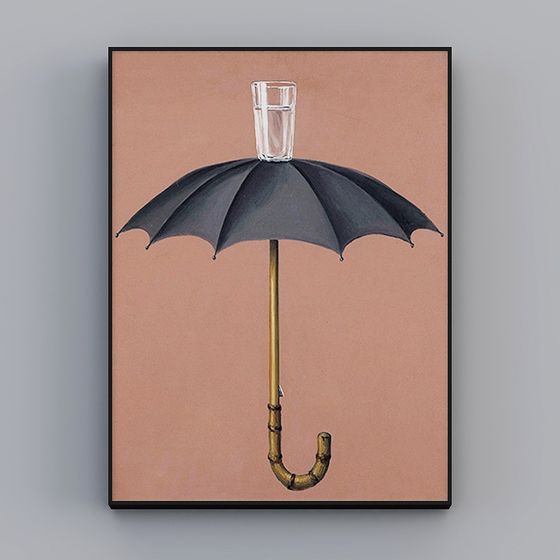Unique Low-Poly Umbrella 3D model