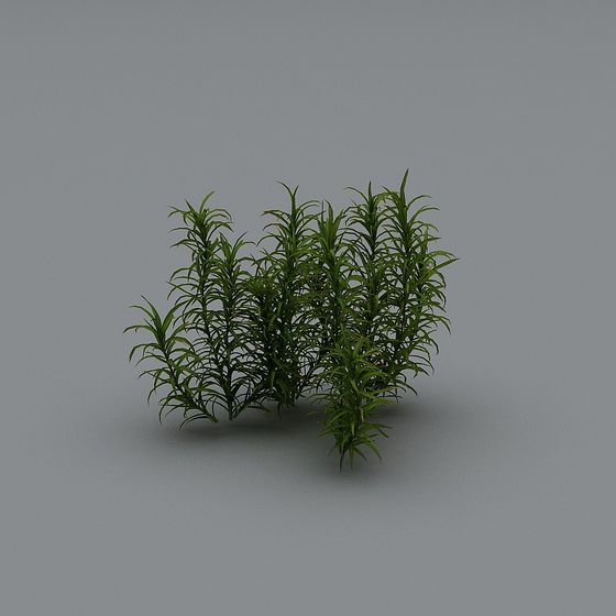 Lush Grassland Low-Poly 3D Model