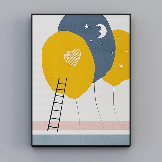 Heart Under Moonlight 3D model