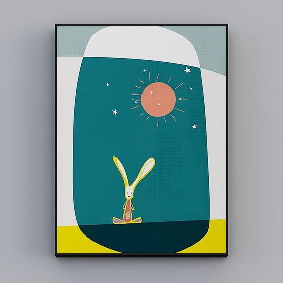 로샨 - 현대적 바람 - 창조적인 작은 신선한 장식 그림 - 재미있는 신진 C