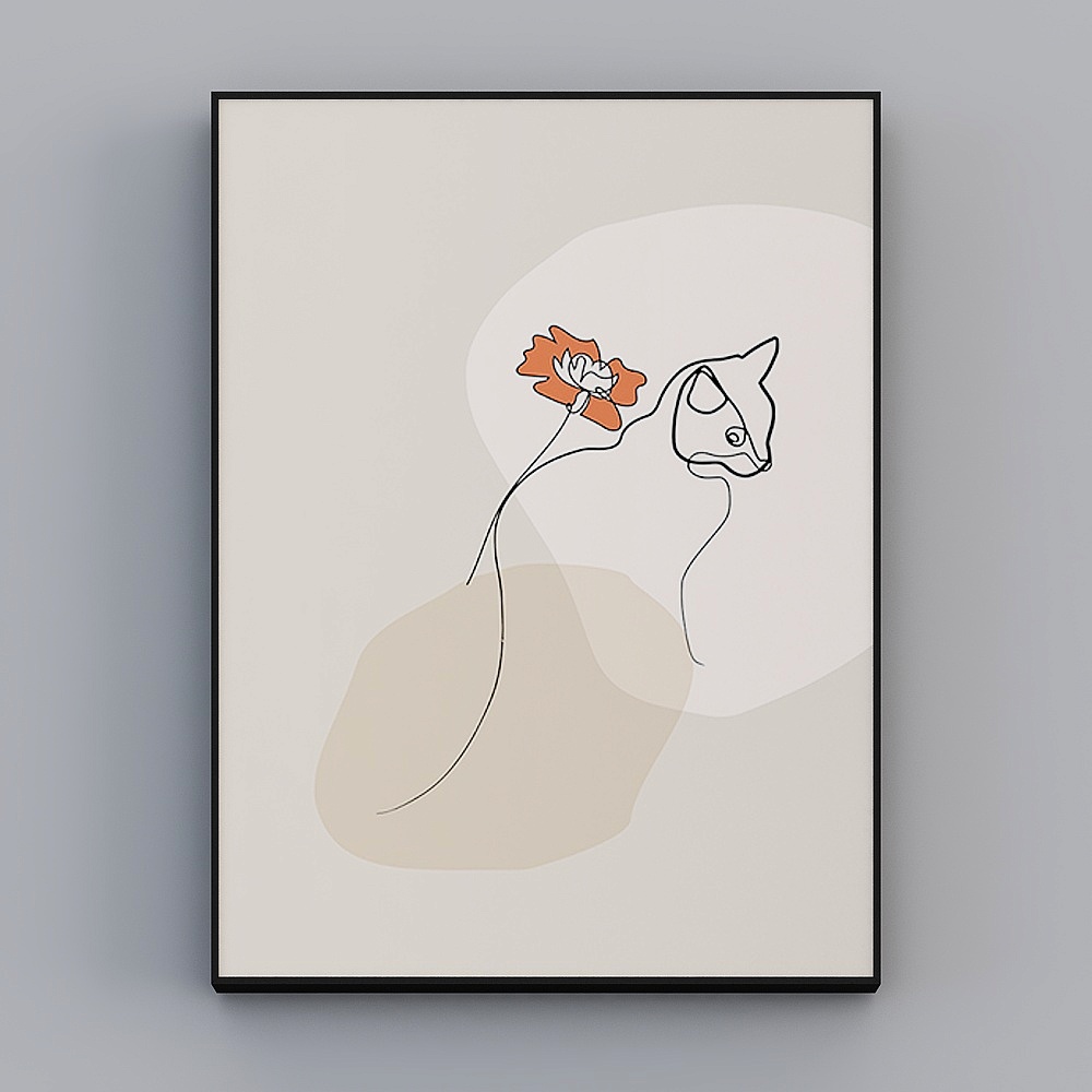 Roshan - Modern Wind - Small fresh living room decorative painting - pick up C