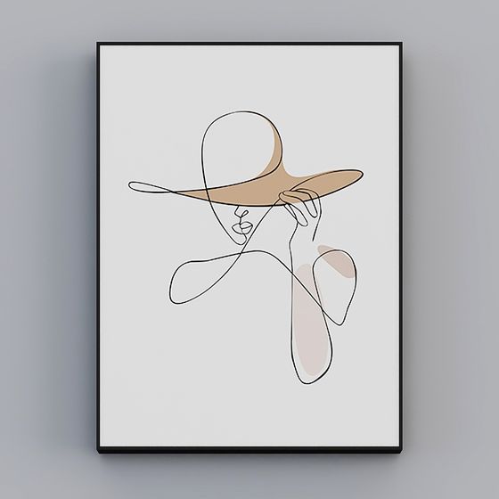 Elegant Abstract Dancer 3D model for Creative Projects