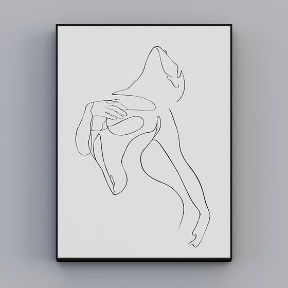 Lines Dancer 3D Model