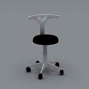 Silla individual de clínica hospitalaria dental moderna