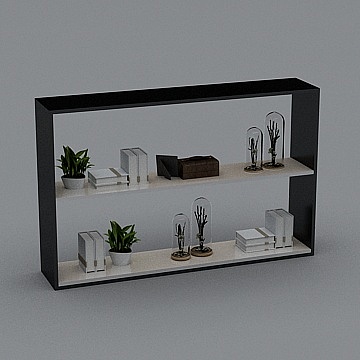 Tủ trưng bày bệnh viện thú cưng tối giản hiện đại