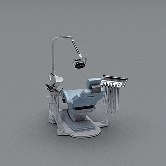 Modern Dental Chair 3D model for Futuristic Clinics