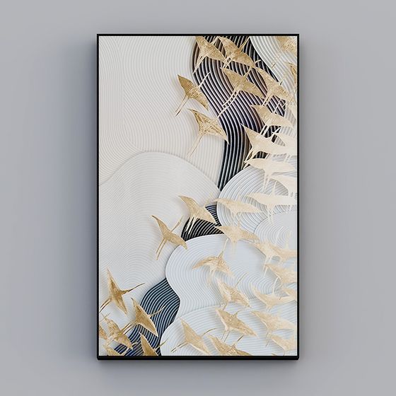 Roshan - Moderner Wind - Wohnzimmer Dekorationsmalerei - Nach Süden zu B